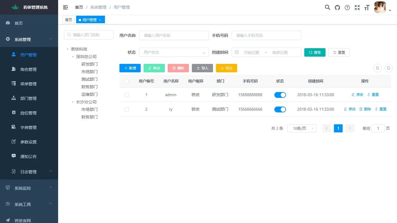 基于 Vue/Element UI 和 Spring Boot/Spring Cloud & Alibaba 前后端分离的分布式微服务架构-QQ沐编程