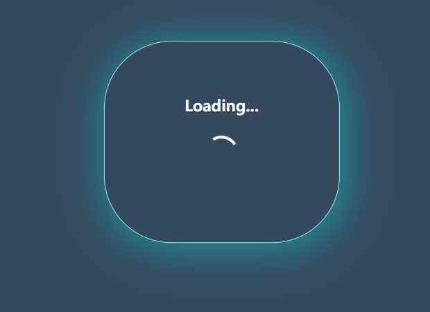 发光Loading加载框动画特效代码-QQ沐编程