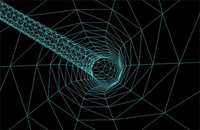 网状的隧道穿梭Canvas特效源码-QQ沐编程