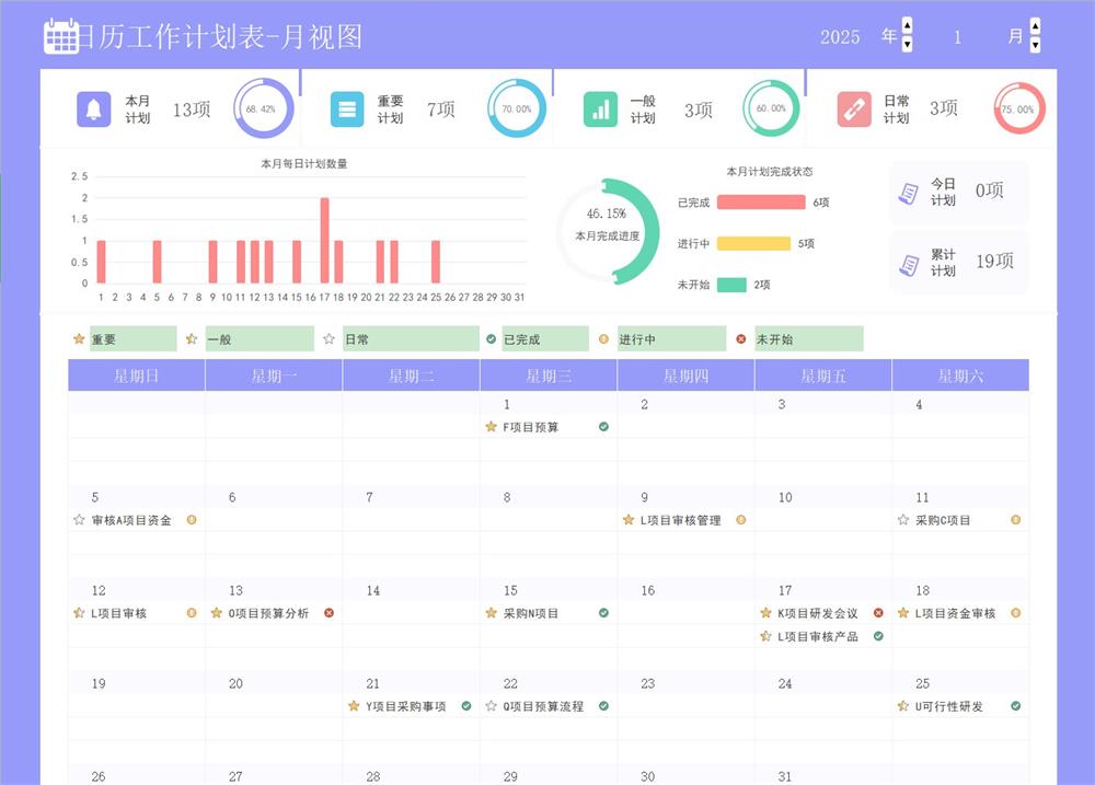 EXCEL表格之自动化代办事项模板免费分享（精品）-QQ沐编程
